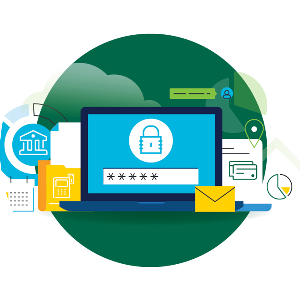 Computer security illustration