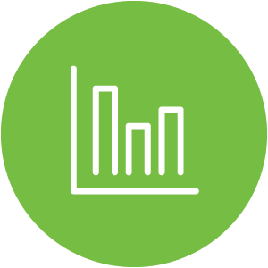 Bar graph icon